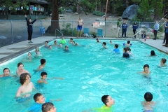 Making a whirlpool in the pool