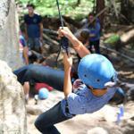 Rock Climbing and Rappelling