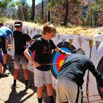 Camp St. Andrews summer camp archery range